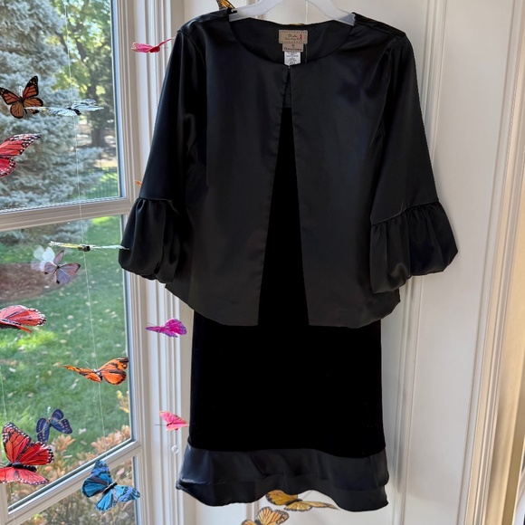 NWT - Florence Eiseman 2-Piece Tiered Dress and Jacket - Girls 14 - Picture 6 of 8